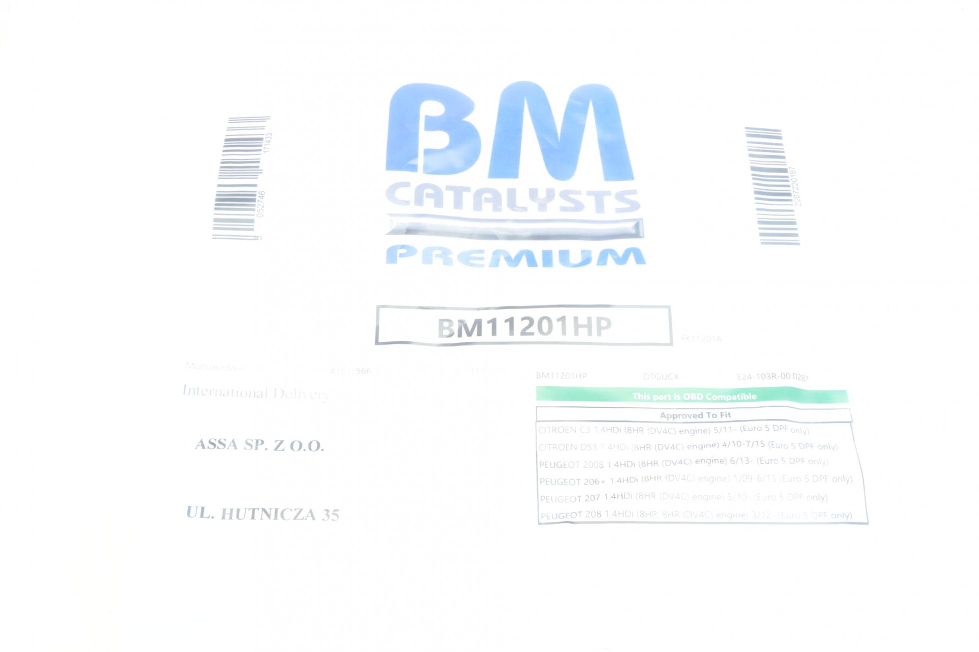 BM11201HP BM CATALYSTS